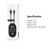USB-A į Lightning laidas Orsen S9L 1 m 2,1 A — juodas