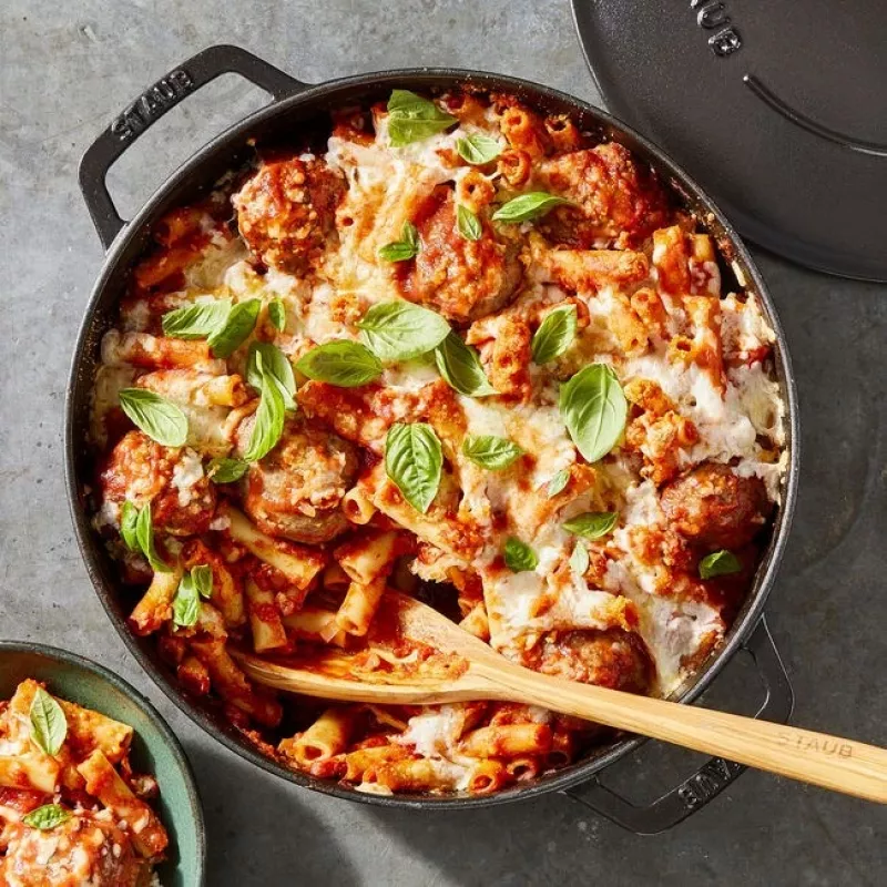 Saute Pan ZWILLING STAUB BRAISERS apvali 28 cm, juoda, dugno Ø 22.2 cm