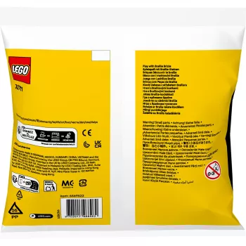 LEGO edukacinių rašymo plytelių rinkinys 30711 — lytėjimo mokymosi kaladėlės ankstyvajam rašymui ir pasakojimui