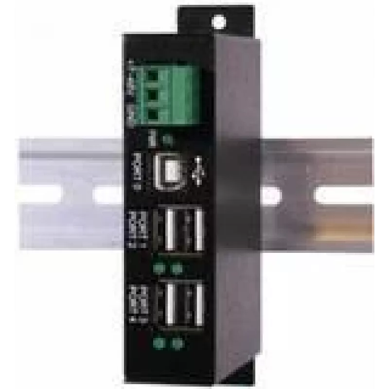 EXSYS EX-1163HMS-WT 4 prievadų USB 2.0 HUB apsauga nuo viršįtampių ir išplėstas temperatūros diapazonas