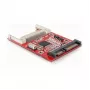 SATA Card Reader DeLOCK 91660 raudona