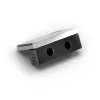 Vandens aušinimo terminalas Alphacool Eisblock Aurora 180° (modelis 13763) — suderinamas su RGB, 180° kampuotas terminalas