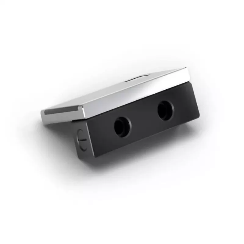 Vandens aušinimo terminalas Alphacool Eisblock Aurora 180° (modelis 13763) — suderinamas su RGB, 180° kampuotas terminalas