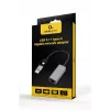 USB 3.1 Type-C Gigabit tinklo adapteris Gembird A-USB3AC-LAN-01 — 1× RJ-45, 1000 Mbps, USB 3.2 Gen 1, metalinis korpusas, pilka