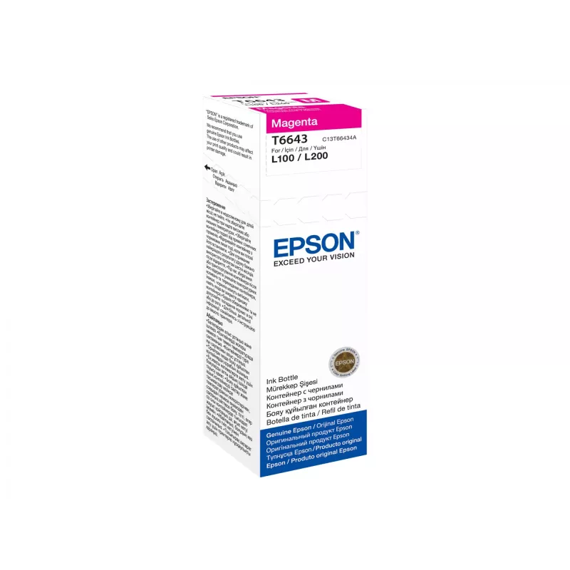 Rašalo kasetė Epson T6643 70ml purpurinė