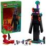 Konstruktorius LEGO Minecraft rinkinys 21279 The Enderman Tower, 867 dalys, 2 minifigūrėlės, 450 mm aukštis