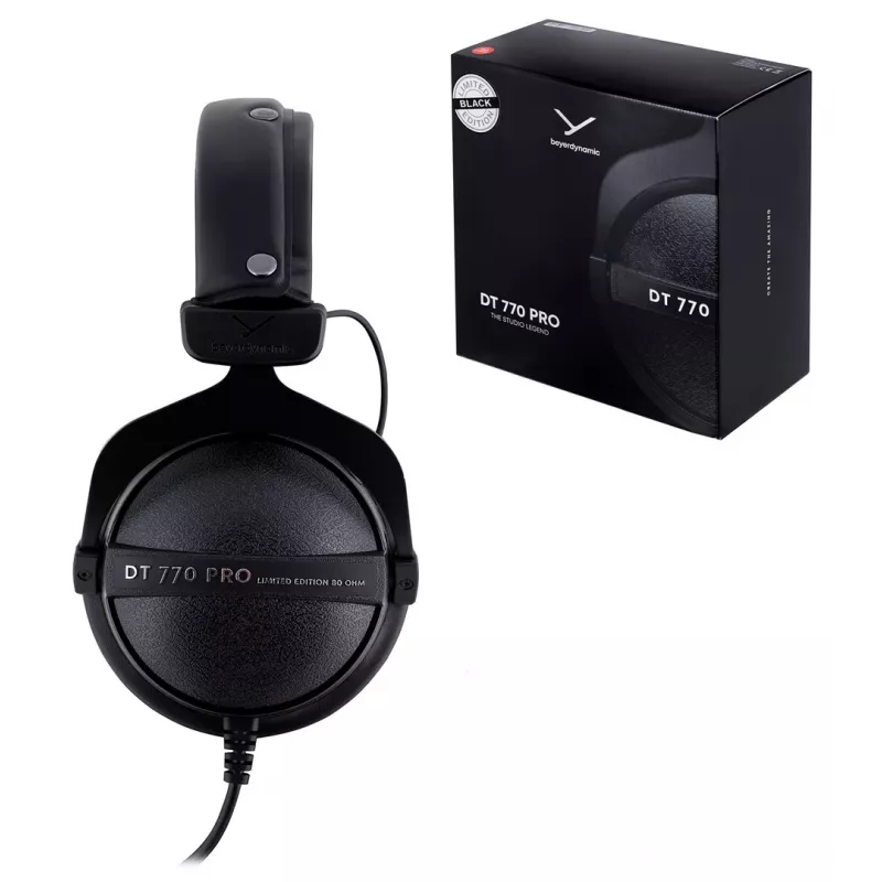 Beyerdynamic DT 770 Pro 80 Ω Juoda Limited Edition - uždaros studijinės ausinės