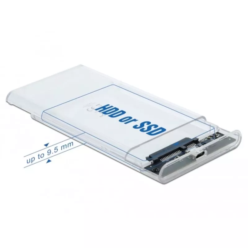 HDD/SSD korpusas DeLOCK 42617