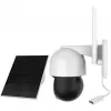 IP stebėjimo kamera Foscam B4 Dome 4 MP (2560×1440), Wi‑Fi 2,4 GHz, IP65, Saulės + baterija 5000 mAh, 355° pasukimas, 90° pakreipimas