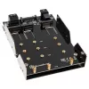 HDD/SSD korpusas SidabrinėStone SST-SDP12 — vidinis tvirtinimo laikiklis adapteris 3,5 colio/2,5 colio diskams