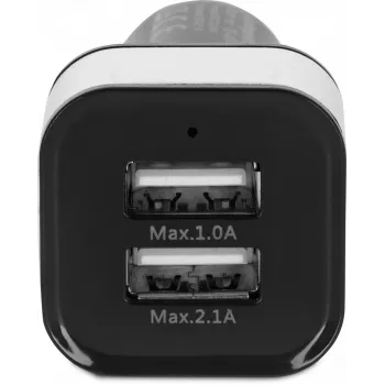 Automobilinis įkroviklis TECHNISAT CARCHARGER DUAL USB CE — du USB prievadai automobilio maitinimui