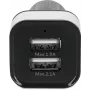 Automobilinis įkroviklis TECHNISAT CARCHARGER DUAL USB CE — du USB prievadai automobilio maitinimui