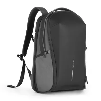 Kuprinė XDDESIGN Bizz pilka P705.932 — atspari vandeniui, lengva miesto kuprinė