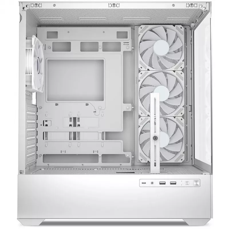 PC korpusas Sharkoon AK6 RGB, ATX, balta
