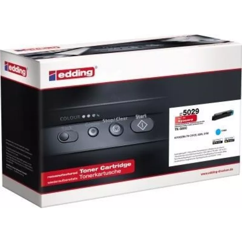 EDDING Toneris EDD-5029 žydras 2.8K Kyocera TK-580C - tonerio blokas