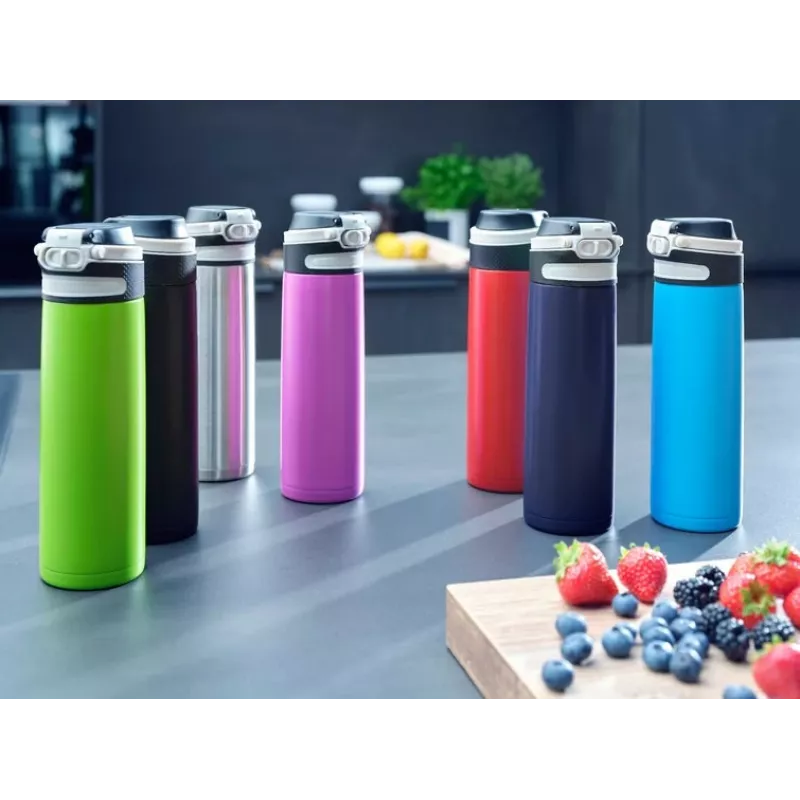 Keliautinis puodelis Leifheit 03275 600 ml nerūdijantis plienas, dviguba sienelė, nesandarus,…