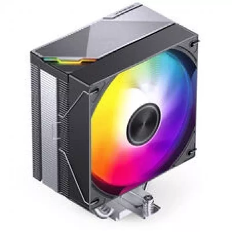 CPU aušintuvas Jonsbo CA40 Juoda ARGB, 120 mm PWM ventiliatorius, 225W TDP, juodas