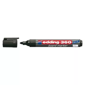 Marker Edding e-360 juodas 1 vnt. Rašymo spalvos juoda