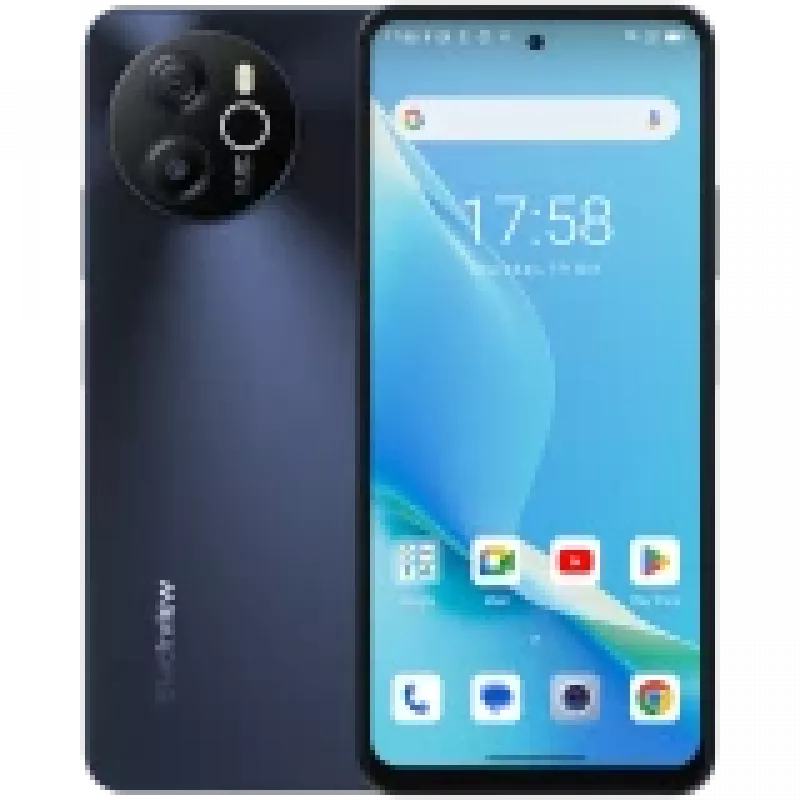 Blackview SHARK 8 8/256GB, 6,78 colio FHD+ 1080x2460 IPS LCD 120Hz, MTK6789 aštuonių branduolių 2,2 GHz, 13 MP priekinė/64 MP galinė kamera, baterija 5000 mAh, Type-C, Android 13, pirštų atspaudų skaitytuvas, dviejų SIM kortelių, be įkroviklio