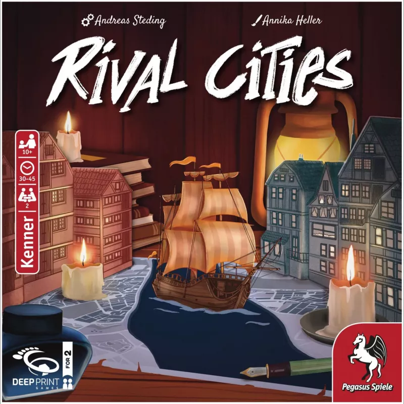 Deep Pint Games Rival Cities, stalo žaidimas