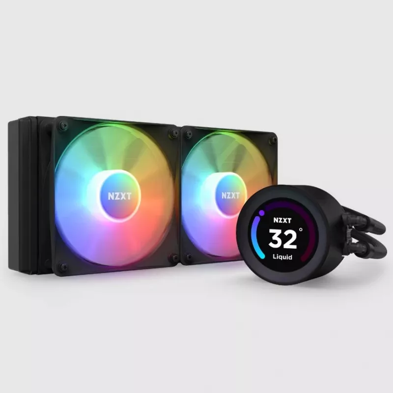 Universalus skysčio aušintuvas NZXT Kraken Elite 240 RGB 12 cm juodas