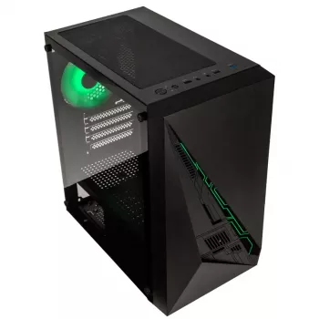 Kompiuterio korpusas Kolink Inspire K2 Plus ARGB Micro-ATX, juodas