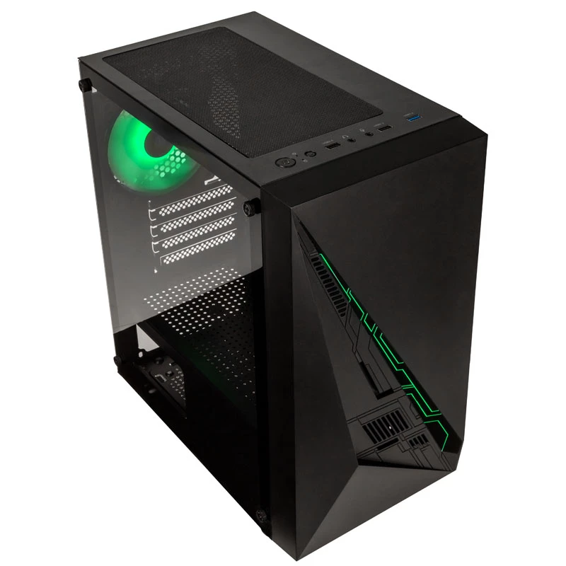 Kompiuterio korpusas Kolink Inspire K2 Plus ARGB Micro-ATX, juodas