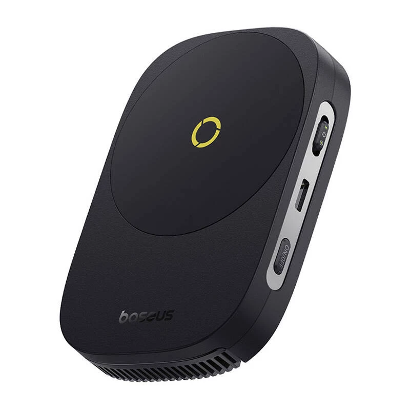 Baseus MagPro II itin plonas telefono aušintuvas su įkrovikliu (juodas)