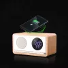 MANTA RDI912W Rimini radijo laikrodis, Bluetooth ir belaidis įkrovimas, baltas