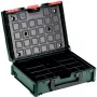 Įrankių dėžė Metabo metaBOX 100S Organizer – modulinė laikymo dėžė smulkioms dalims ir priedams