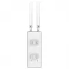 Lauko prieigos taškas Cudy AP3000 Outdoor — Dviejų juostų 2,4/5 GHz, IP65, PoE, 1x RJ-45, 2× išorinės RP‑SMA antenos