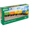 Traukinys BRIO Trijų Vagonų Krovininis Traukinys