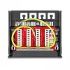 Patch panel DELOCK Mini Desktop RJ45 4-port Cat.6A shielded juodas, metalinis, 90×22×93 mm