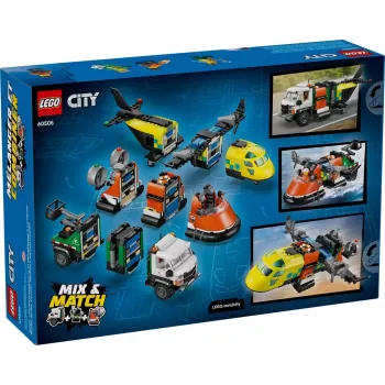 LEGO CITY 60505 Lėktuvas, techninės priežiūros sunkvežimis ir orlaivis Rem