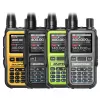 Nešiojamas Baofeng UV-5R Mini racija su USB-C įkrovimu, Bluetooth, VHF/UHF, 5 W, 1600 mAh, oranžinė