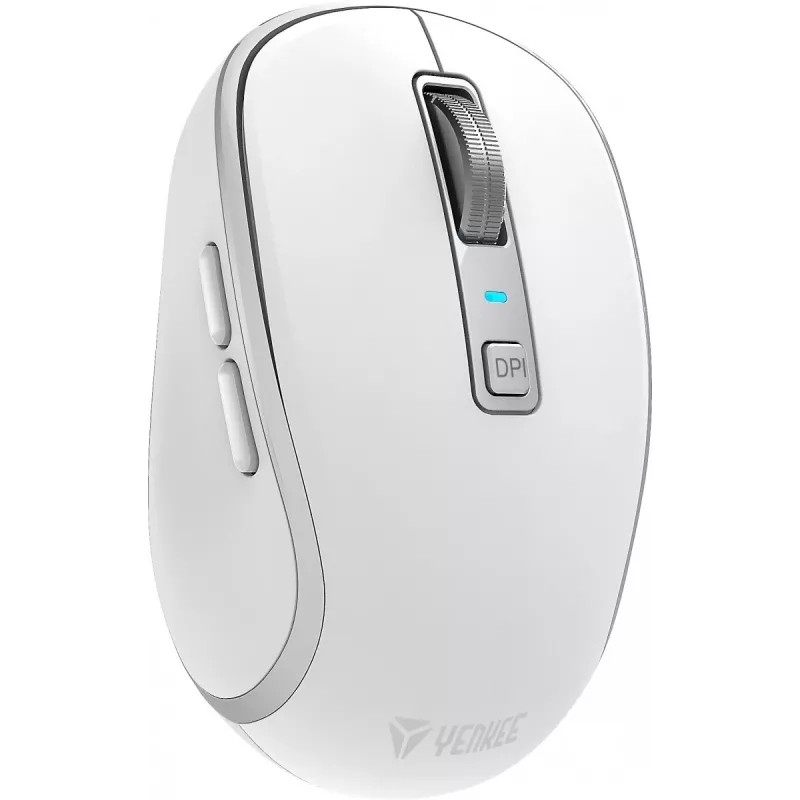 DUAL WiFi+Bluetooth belaidė pelė, įkraunama baterija, 5 mygtukai
