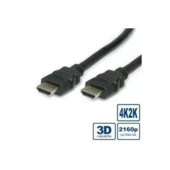 VALUE HDMI Ultra HD with Ethernet - HDMI-Kabel mit Ethernet - HDMI männlich zu HDMI männlich - 2 m - Doppelisolierung - Schwarz