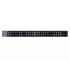 Valdomas Gigabit Ethernet komutatorius Netgear GS752TX, 48x RJ-45 10/100/1000, 10G palaikymas, 1U stovas, pilkas