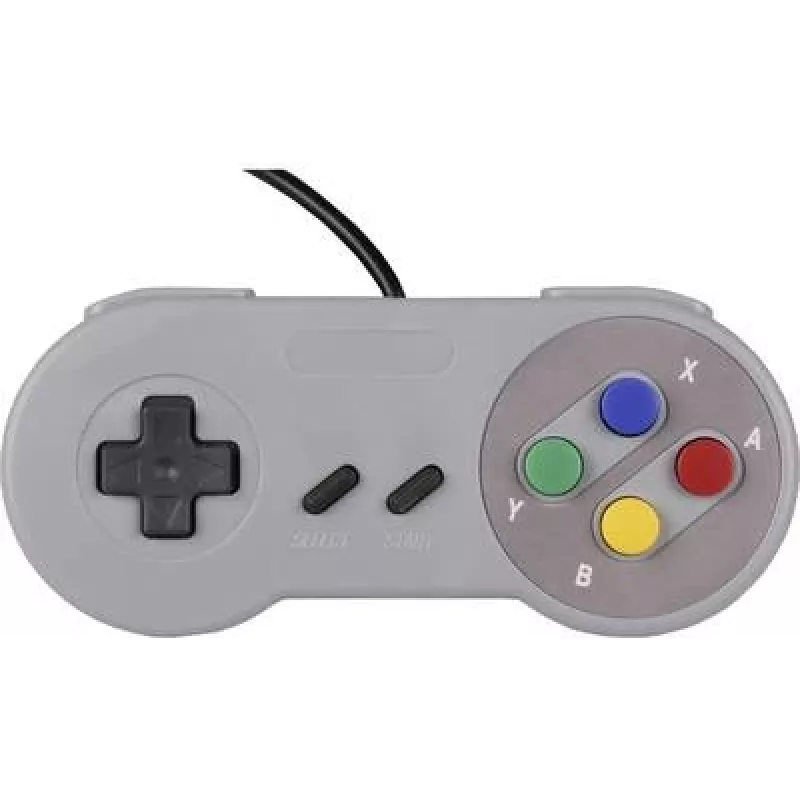 Joy-iT SBC-GAMEPAD-SNES žaidimų valdiklis pilkas USB 2.0 analoginis PC (SBC-GAMEPAD-SNES)