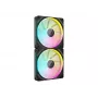 CORSAIR iCUE Link LX140 ARGB 140 mm korpuso ventiliatoriai - 2 vnt. pakuotė, juodi