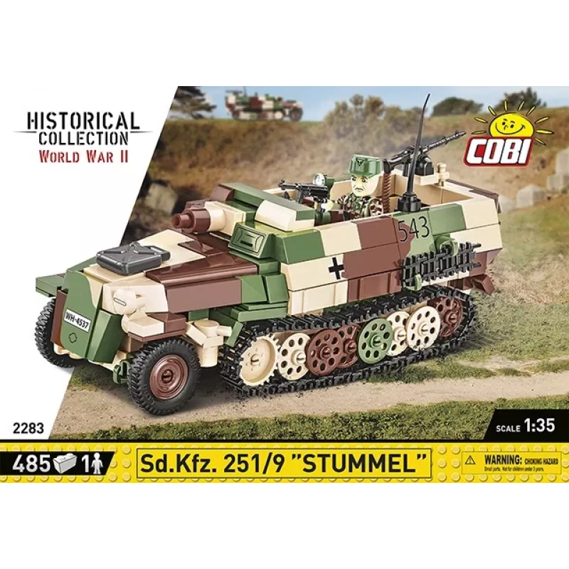 Sd.Kfz. 251/9 Stummel, konstrukcinis žaislas