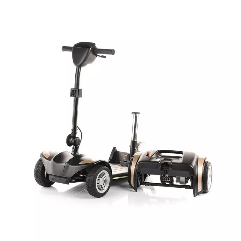 Mobility folding electric scooter VITEA CARE MINI II — 270 W variklis, 12 Ah baterija, maks. greitis 6 km/h, apkrova 136 kg, nuimama baterija