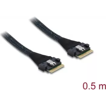 DELOCK PCIe 4.0 plonas SAS laidas SFF-8654 8i į (0,5 m) modelis 82303