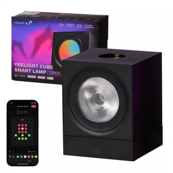 „Yeelight Smart Cube Light Spot“ pagrindas žaidimų apšvietimui (YLFWD-0008) juodas