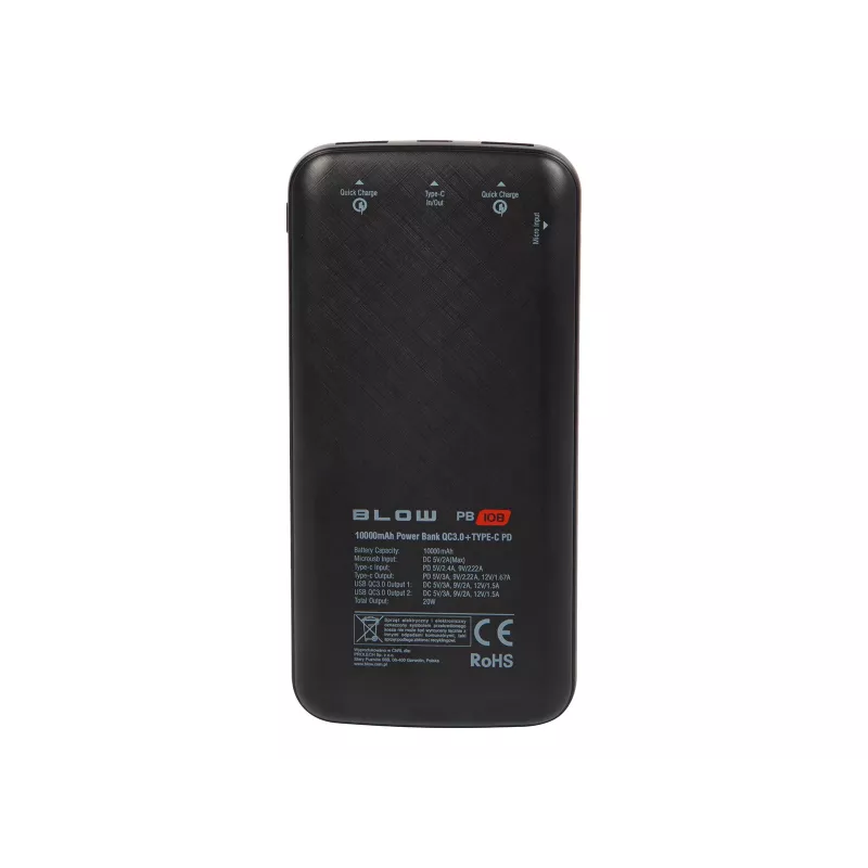 Išorinė baterija 10000mAh QC 20W PB10B