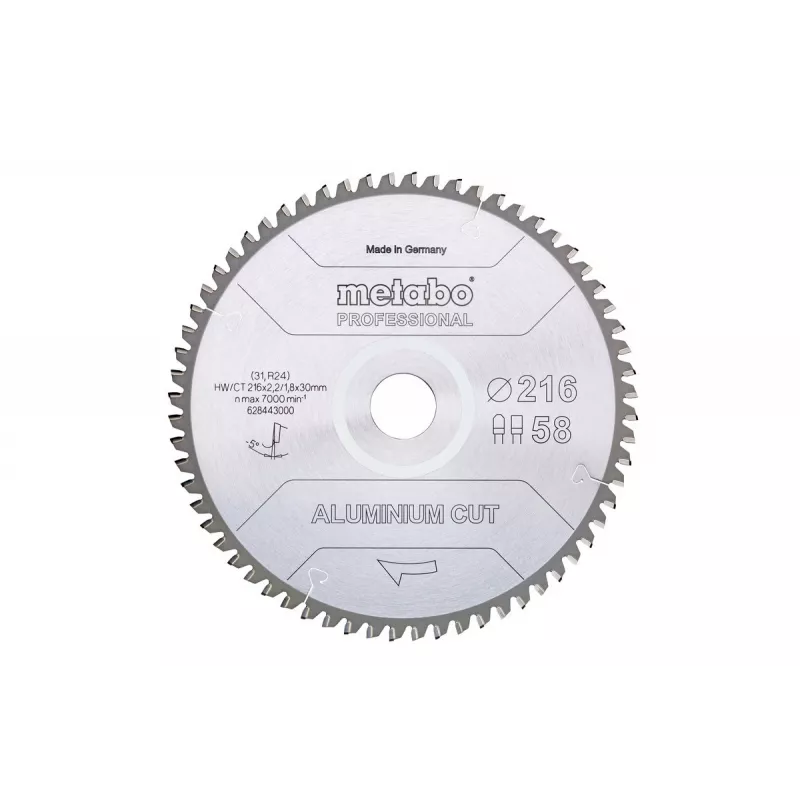 Diskinis pjūklo diskas Metabo 628447000 25,4 cm