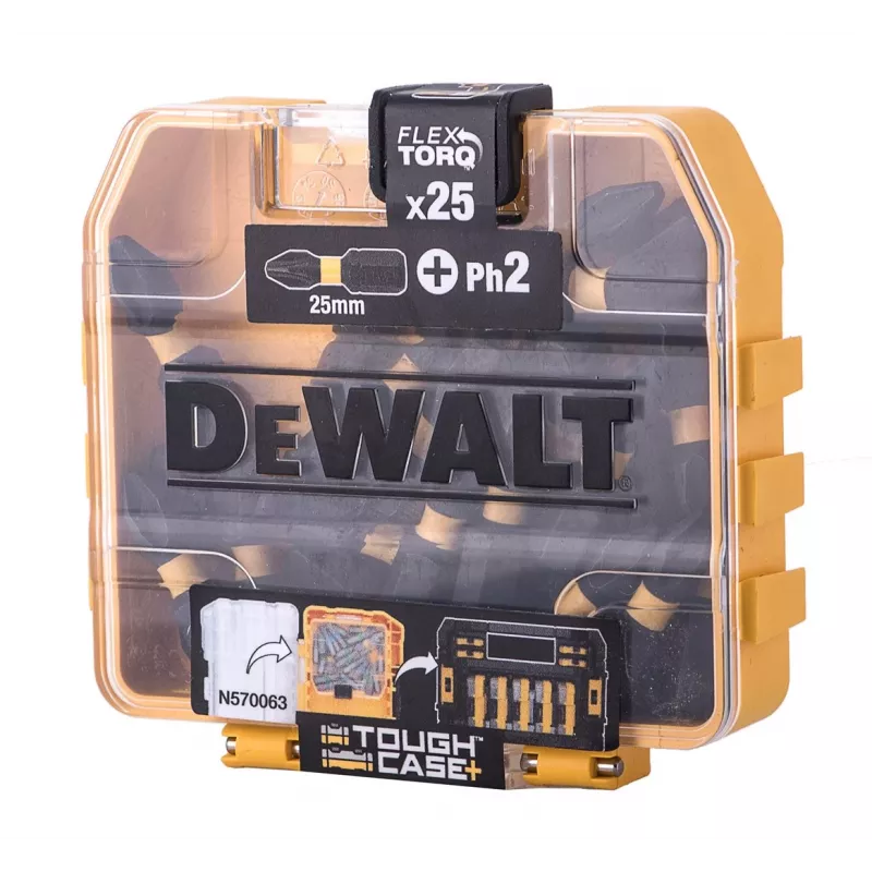 Atsuktuvų antgaliai 2x25/25 vnt. DT70555T DEWALT