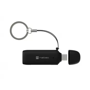 Kortelių skaitytuvas NATEC SCARAB C SD/Micro SD USB 3.2 Gen 1 Juoda (NCZ-2365)