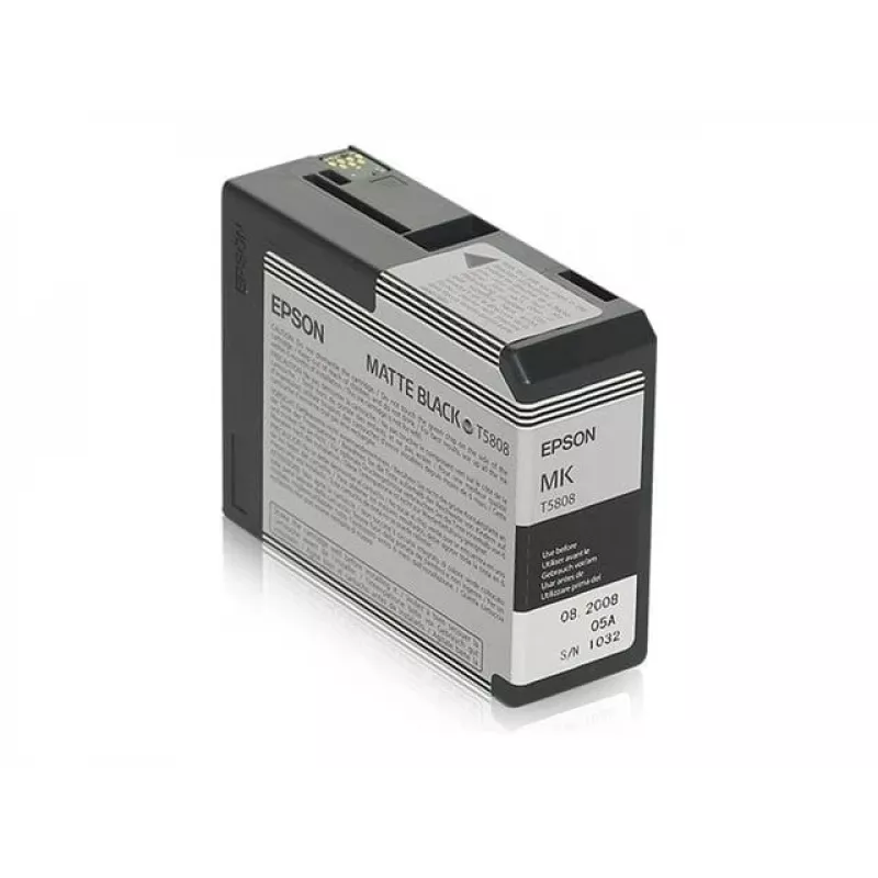 Rašalo kasetė Epson C13T5808 Matinė juoda — Originali Epson kasetė, matinė juoda