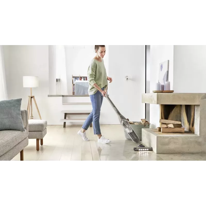 Bosch BBH3ALL23 belaidis vertikalus dulkių siurblys / elektrinė šluota 2-in-1 vertikalus dulkių siurblys Baterija Sausas Be maišelio 0,4 l šampano, metalo spalvos